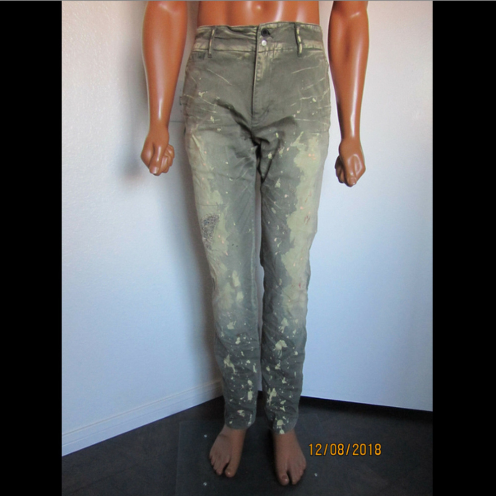 PRPS Goods Savoy Distressed Bleached Pants
